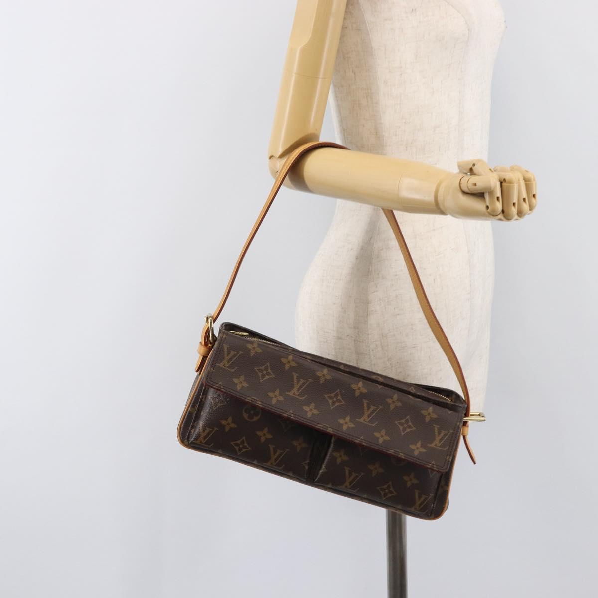 LOUIS VUITTON Monogram Viva Cite MM Shoulder Bag M51164 LV Auth 200839V