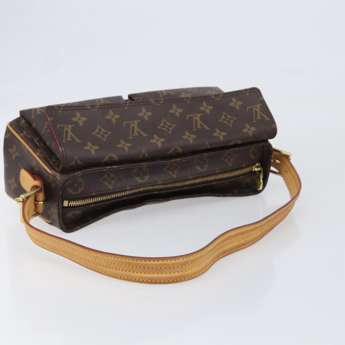 LOUIS VUITTON Monogram Viva Cite MM Shoulder Bag M51164 LV Auth 200839V