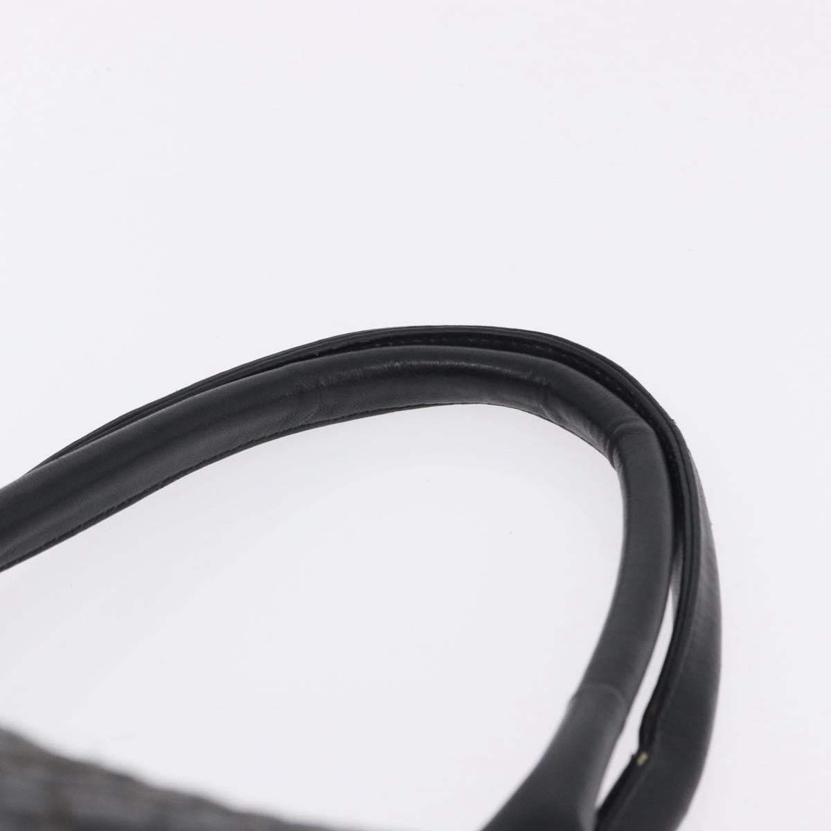 BOTTEGA VENETA INTRECCIATO Cabas MM Tote Bag Leather Black 115664 Auth 200843A