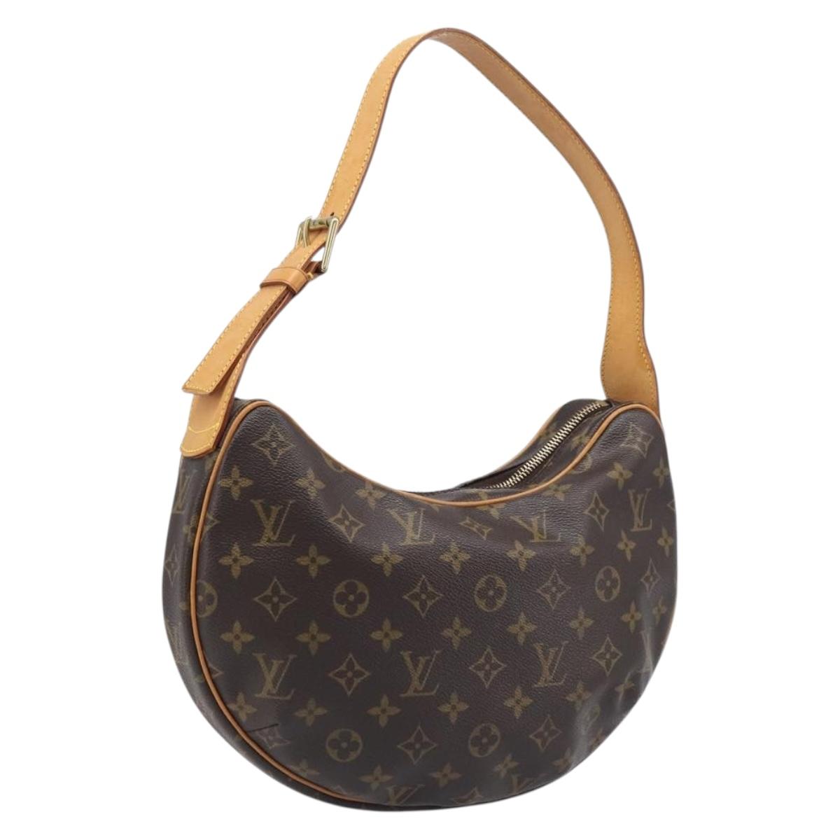 LOUIS VUITTON Monogram Croissant MM Shoulder Bag M51512 LV Auth 200848V