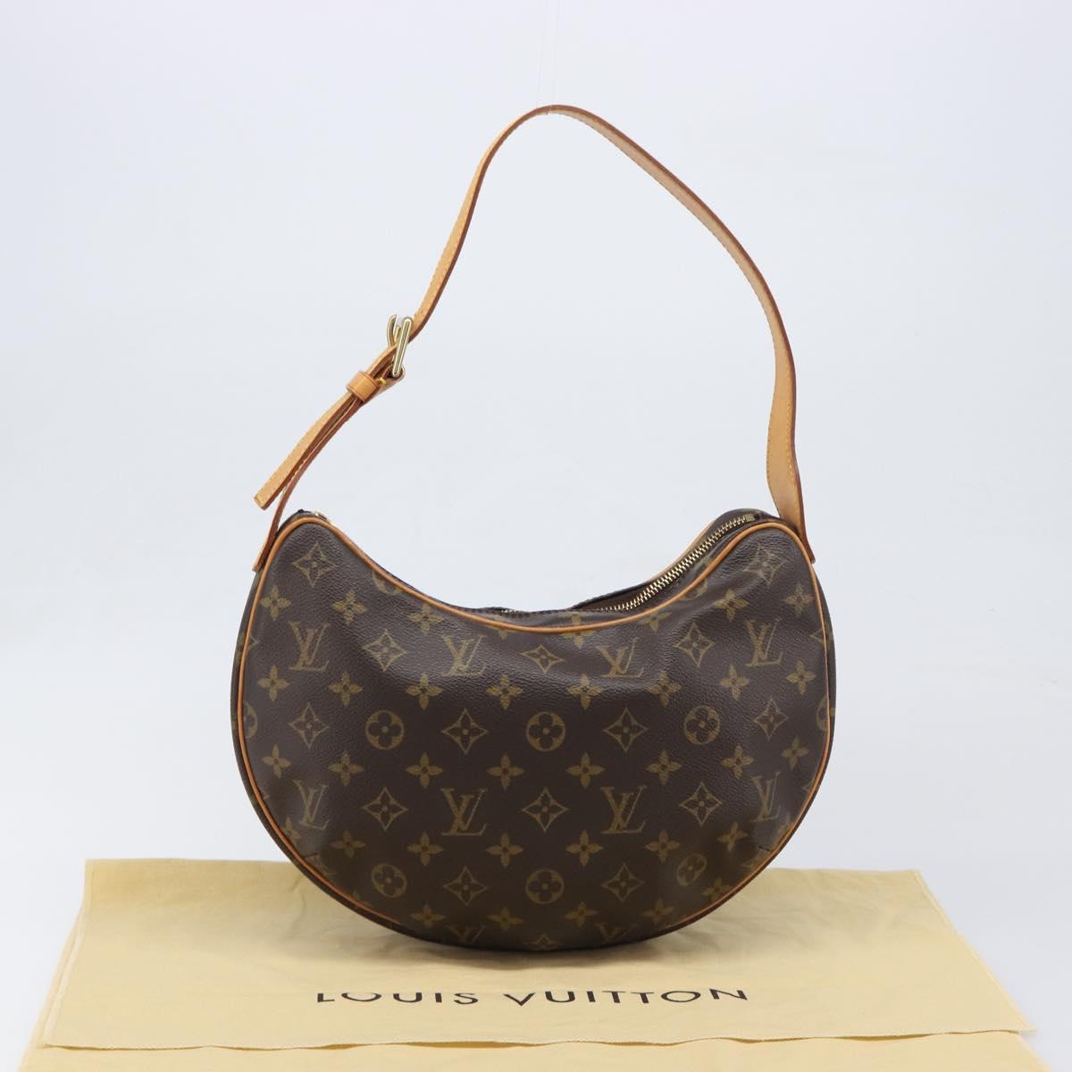 LOUIS VUITTON Monogram Croissant MM Shoulder Bag M51512 LV Auth 200848V