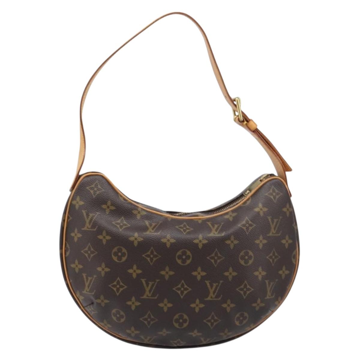LOUIS VUITTON Monogram Croissant MM Shoulder Bag M51512 LV Auth 200848V