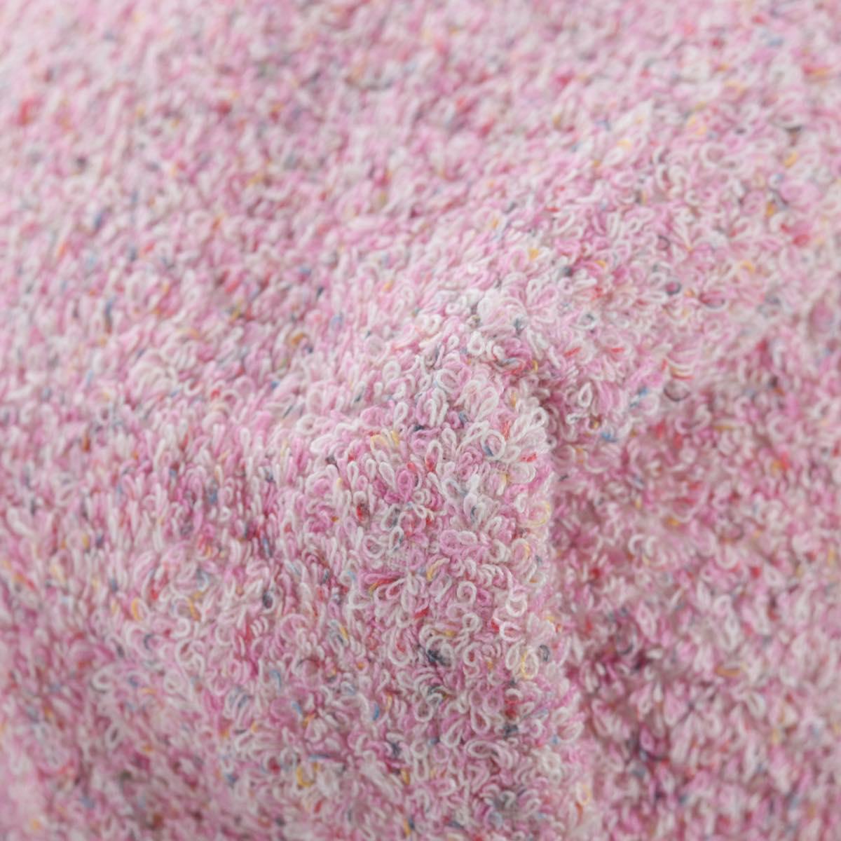 CHANEL Big Coco Beach Bag Towel Set Pile Pink CC Auth 200851SAM