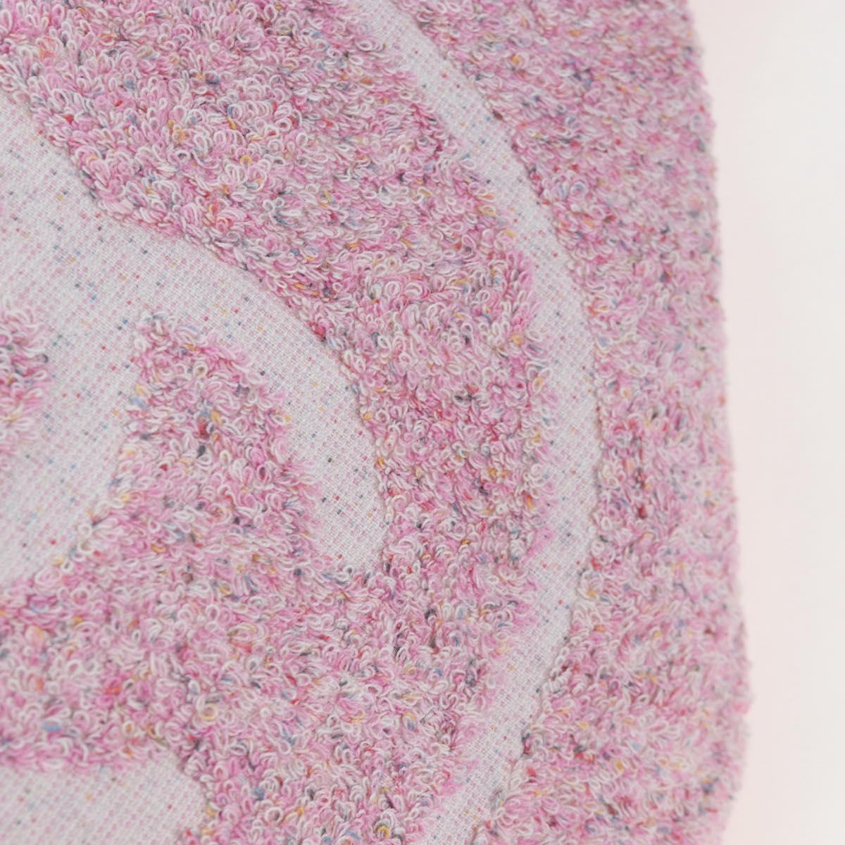 CHANEL Big Coco Beach Bag Towel Set Pile Pink CC Auth 200851SAM