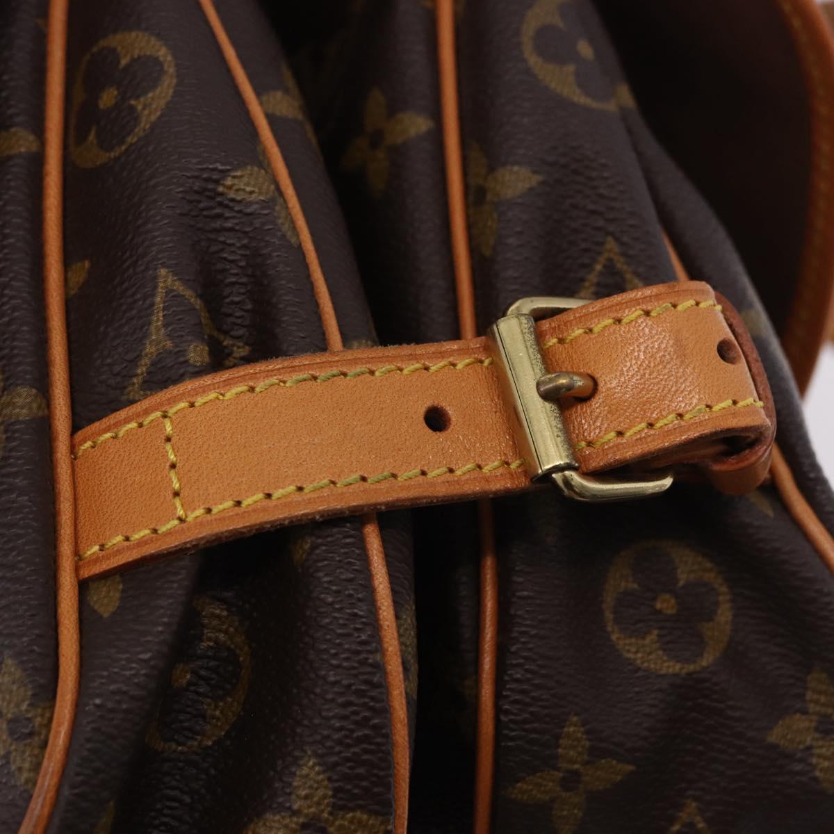 LOUIS VUITTON Monogram Saumur 30 Shoulder Bag M42256 LV Auth 200894V