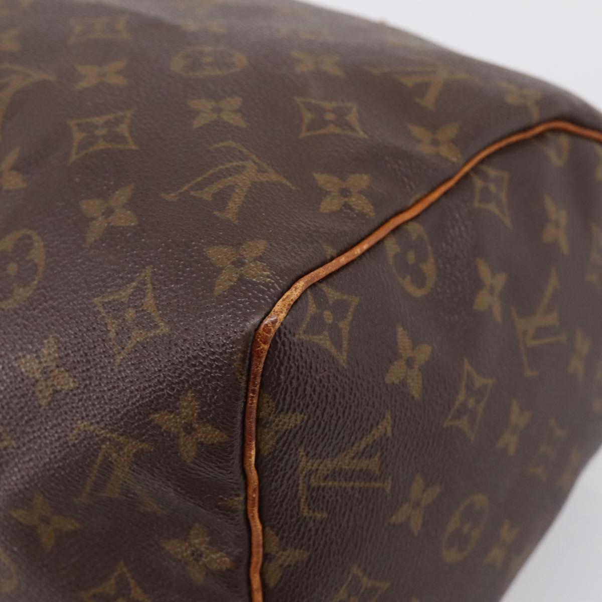 LOUIS VUITTON Monogram Speedy 30 Hand Bag M41526 LV Auth 200896