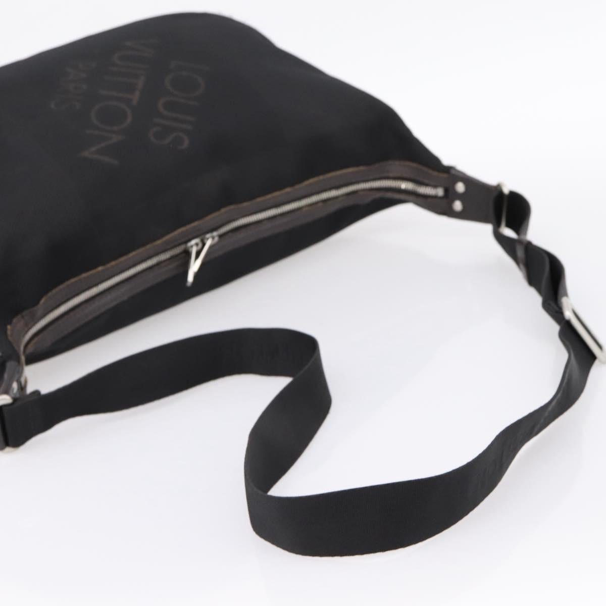 LOUIS VUITTON Damier Geant Explorateur Shoulder Bag Black M93616 LV Auth 200910A