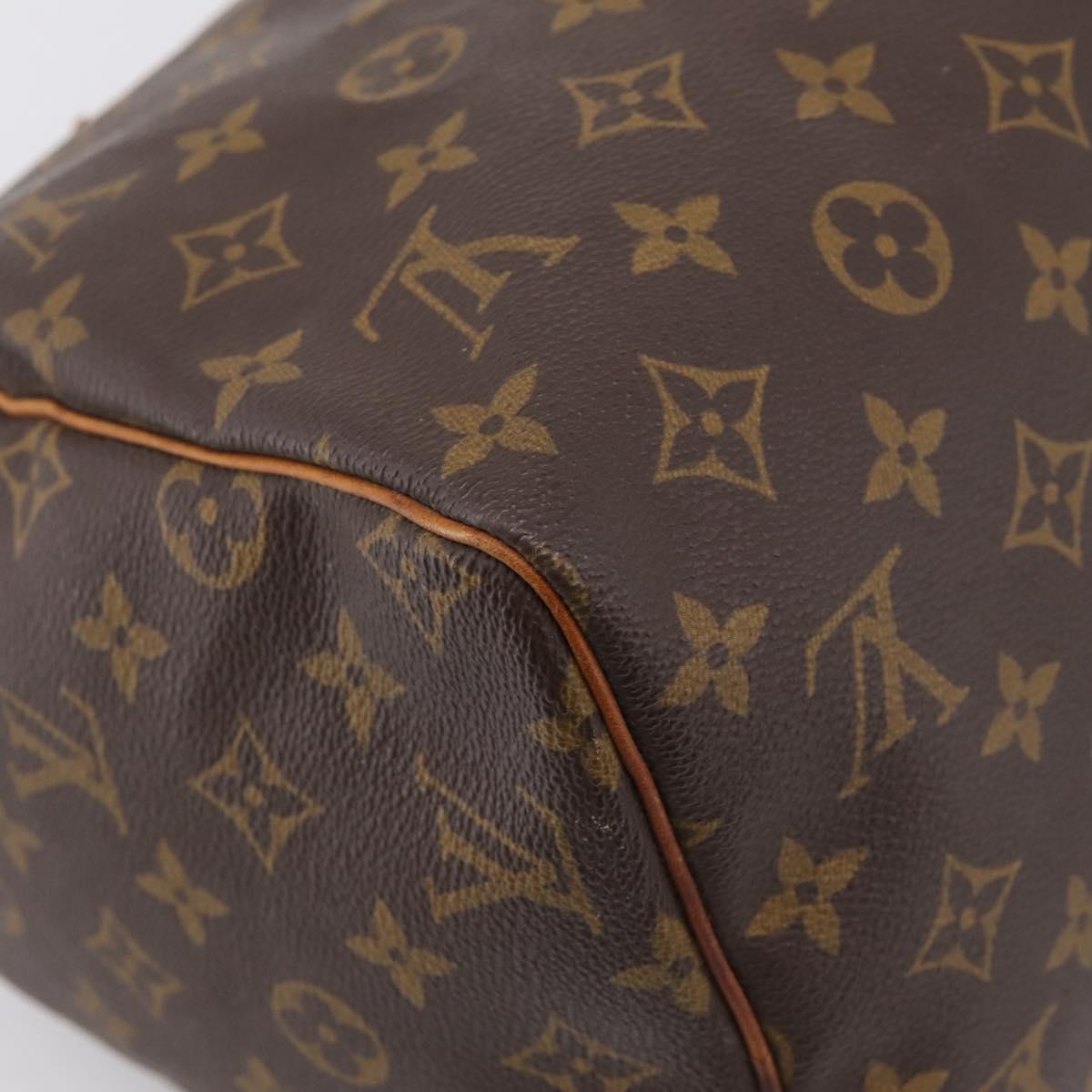 LOUIS VUITTON Monogram Speedy 30 Hand Bag M41526 LV Auth 200911A