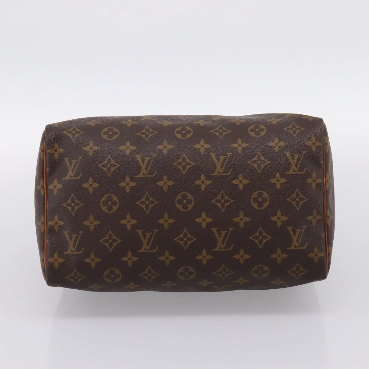 LOUIS VUITTON Monogram Speedy 30 Hand Bag M41526 LV Auth 200911A