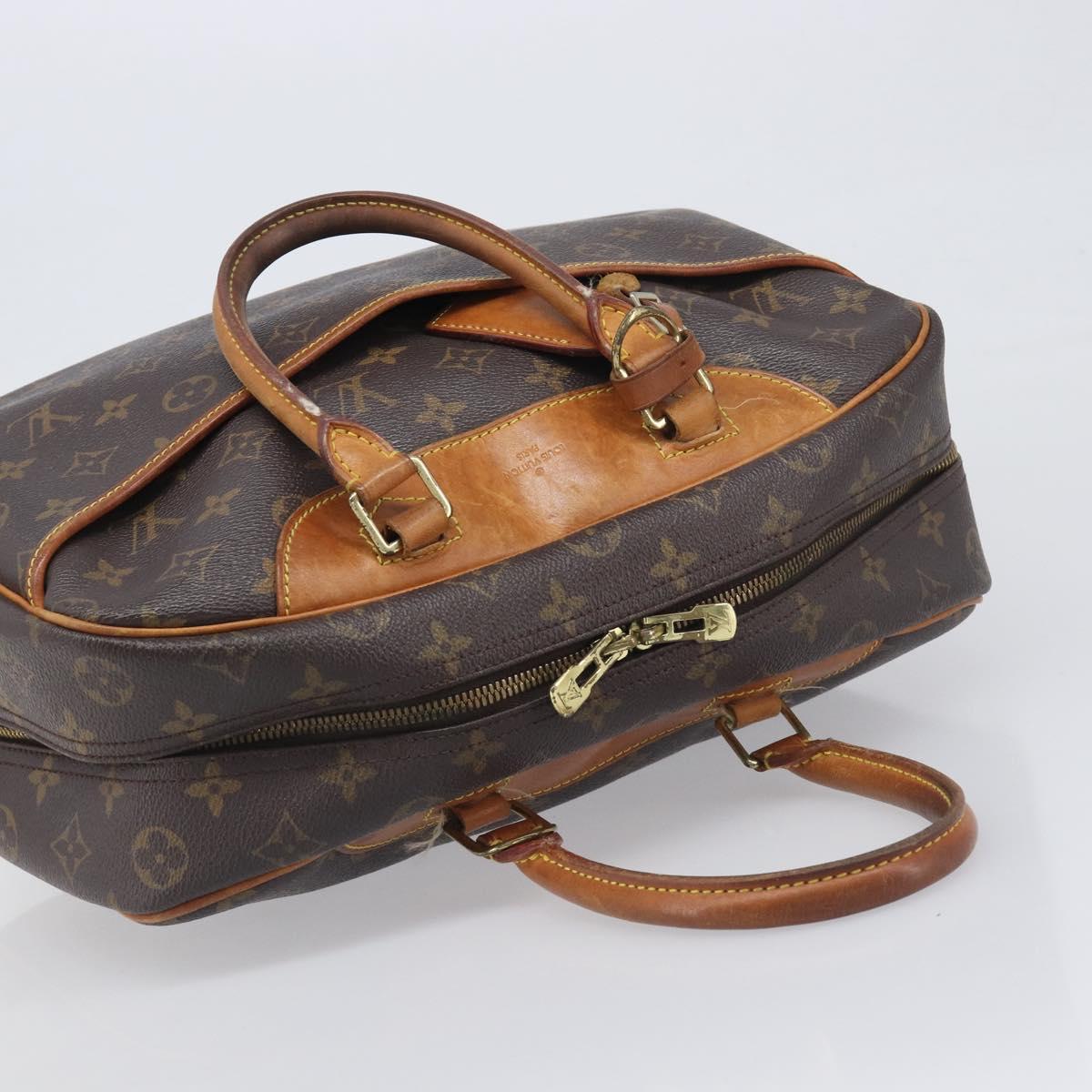 LOUIS VUITTON Monogram Deauville Hand Bag M47270 LV Auth 200912