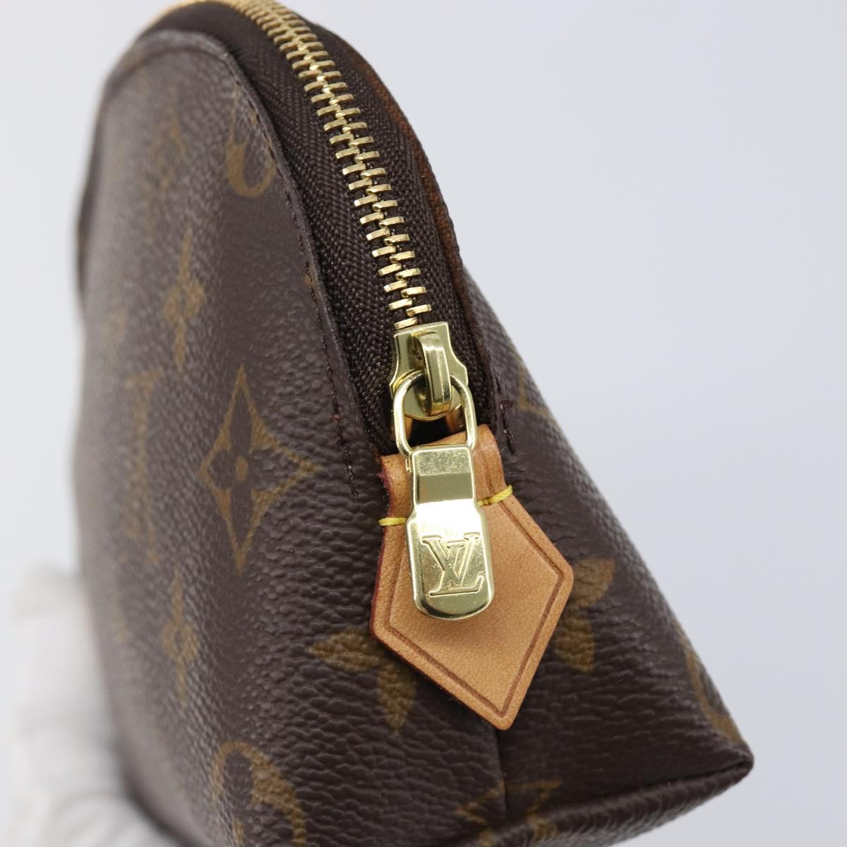 LOUIS VUITTON Monogram Pochette Cosmetic PM Pouch M43998 LV Auth 200932