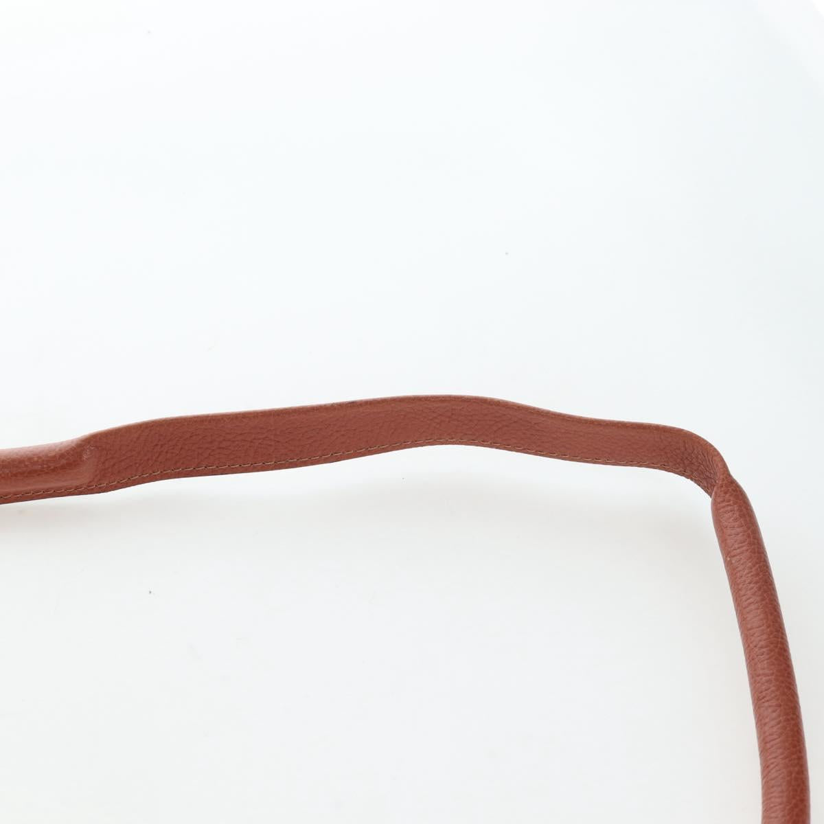 Chloe Paraty Hand Bag Leather 2way Brown Gold Auth 200955V