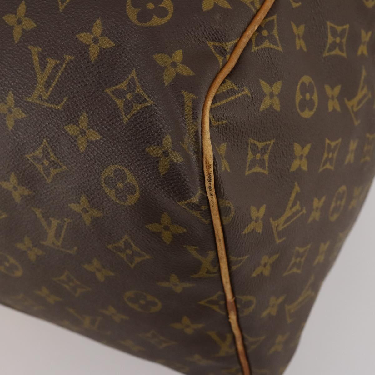 LOUIS VUITTON Monogram Sac Souple 55 Boston Bag M41622 LV Auth 200969
