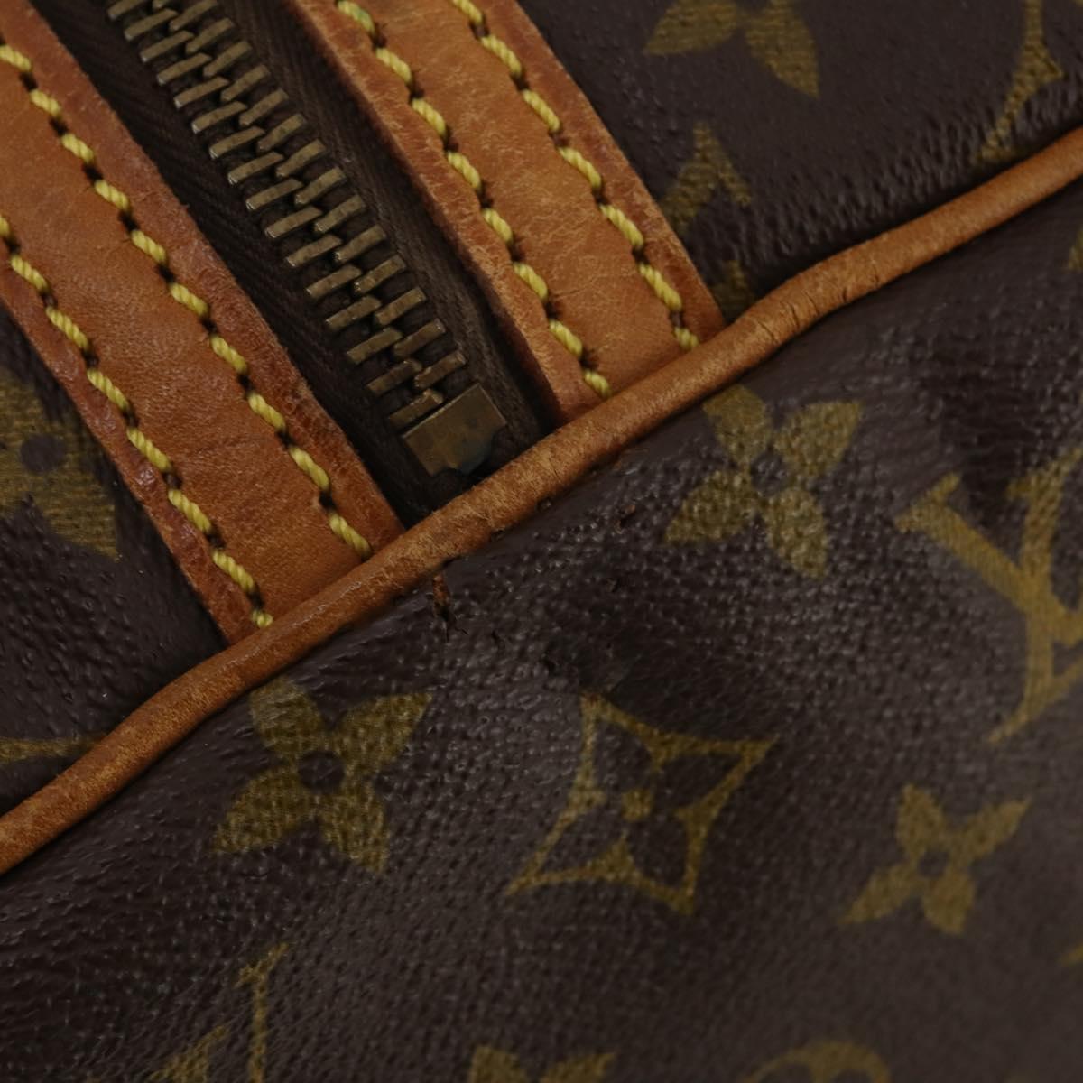 LOUIS VUITTON Monogram Sac Souple 55 Boston Bag M41622 LV Auth 200969