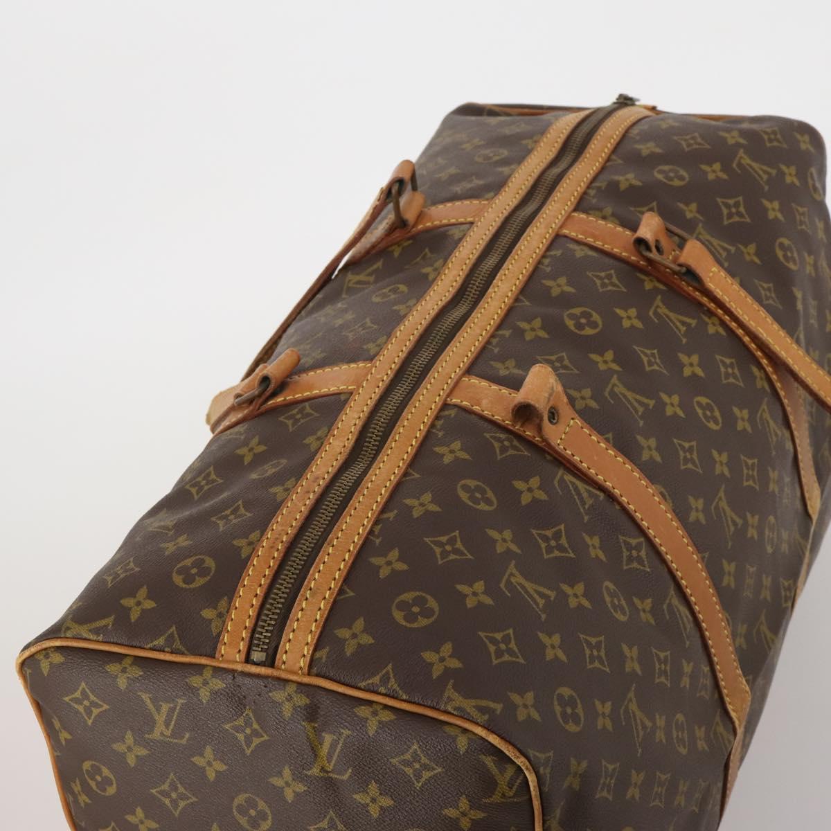 LOUIS VUITTON Monogram Sac Souple 55 Boston Bag M41622 LV Auth 200969