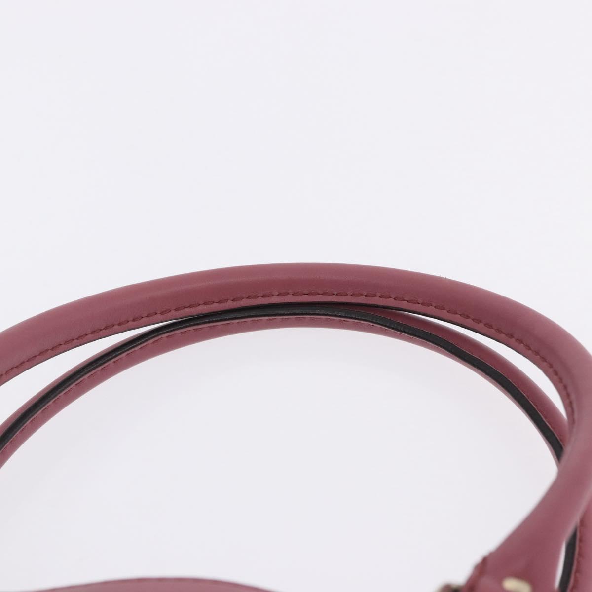GUCCI GG Canvas Guccissima Tote Bag Leather Pink Gold 296835 Auth 200972V