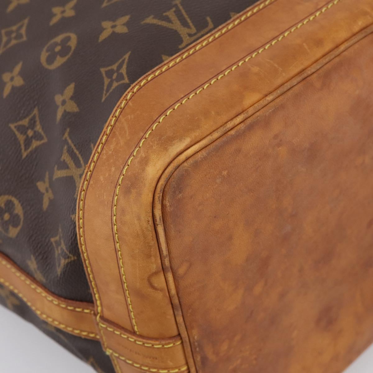 LOUIS VUITTON Monogram Noe Shoulder Bag M42224 LV Auth 200976