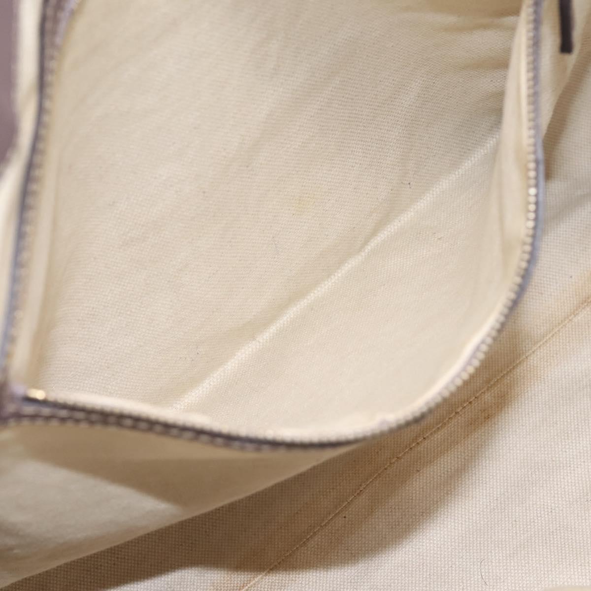 GUCCI GG Canvas Guccissima Mayfair Bag Leather Purple Gold 257349 Auth 200989