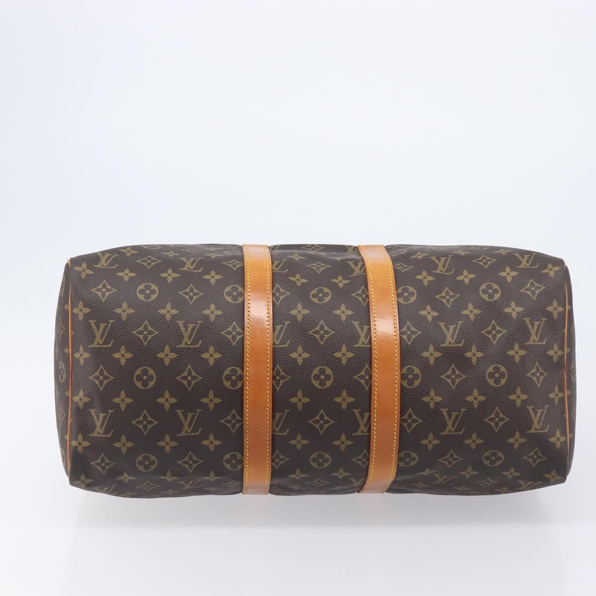 LOUIS VUITTON Monogram Keepall 45 Boston Bag M41428 LV Auth 200995V