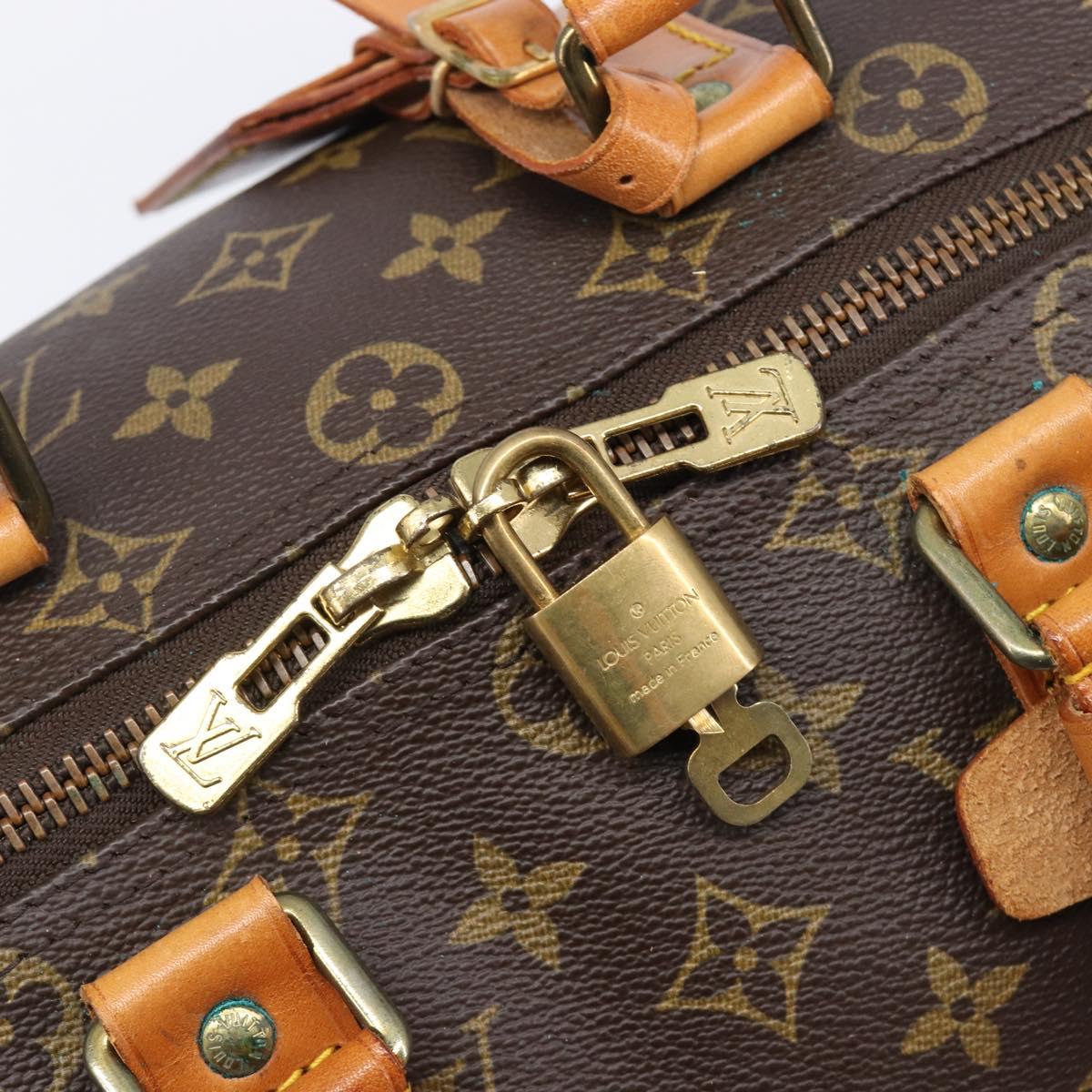 LOUIS VUITTON Monogram Keepall 45 Boston Bag M41428 LV Auth 200995V