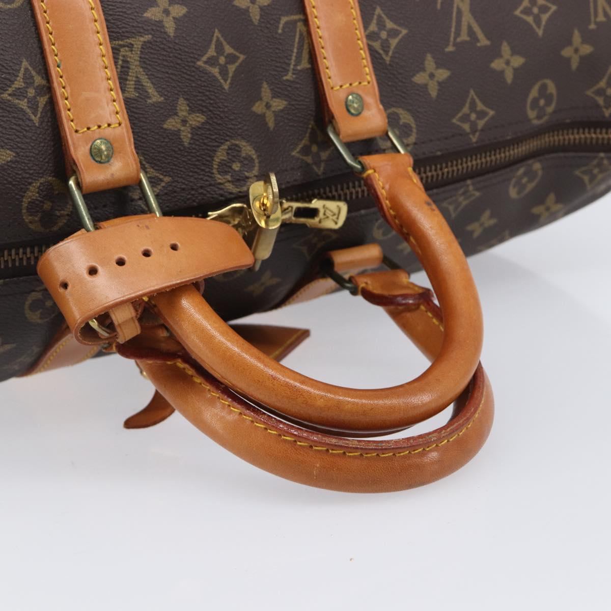 LOUIS VUITTON Monogram Keepall 45 Boston Bag M41428 LV Auth 200995V