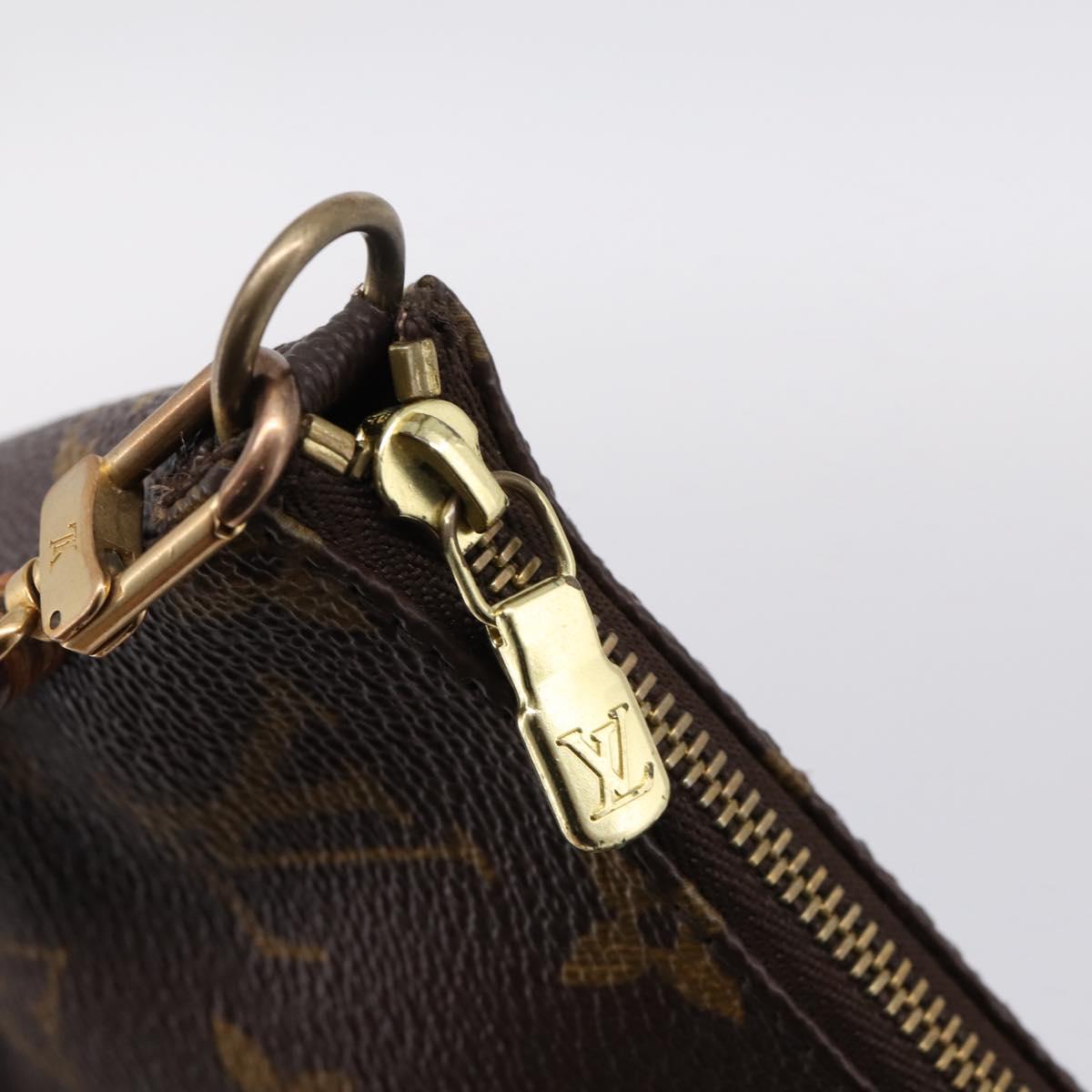 LOUIS VUITTON Monogram Pochette Accessoires Pouch M51980 LV Auth 201001