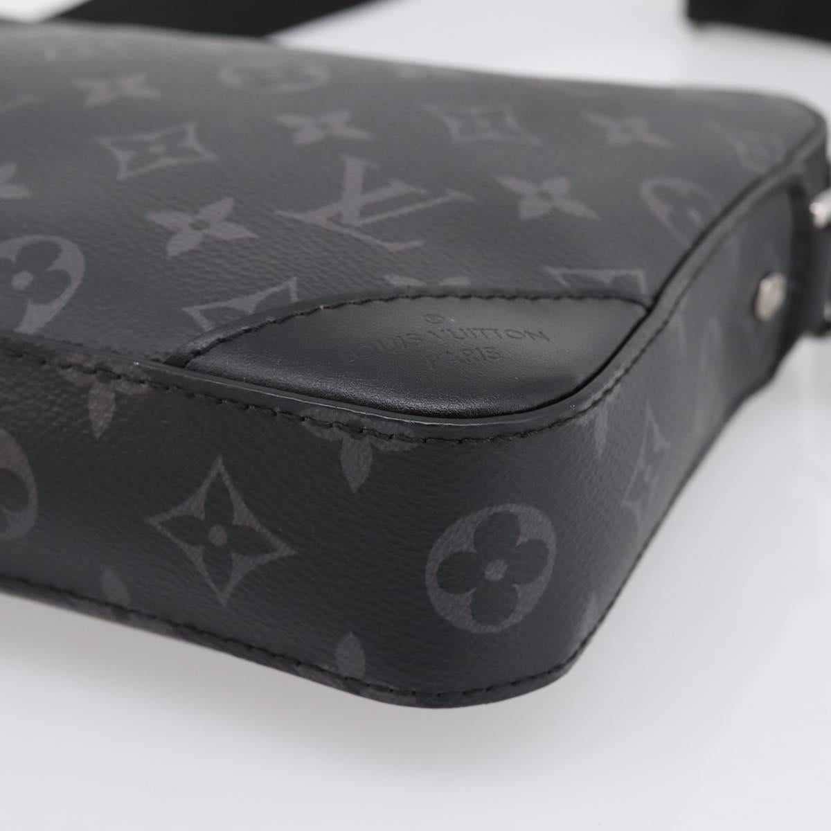LOUIS VUITTON Monogram Eclipse Trio Messenger Bag M69443 LV Auth 201002M