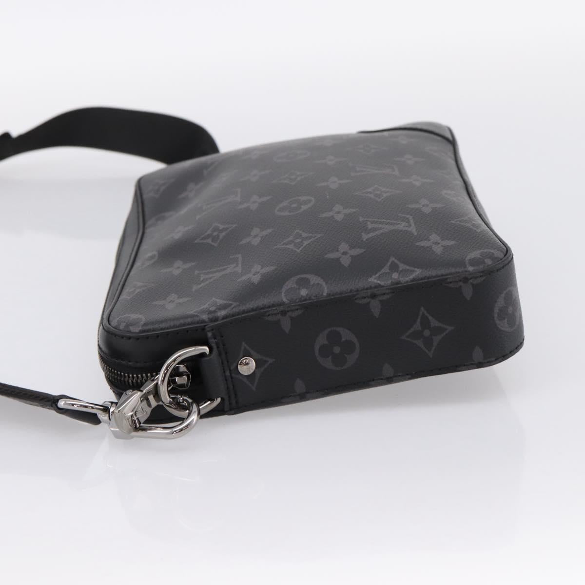 LOUIS VUITTON Monogram Eclipse Trio Messenger Bag M69443 LV Auth 201002M