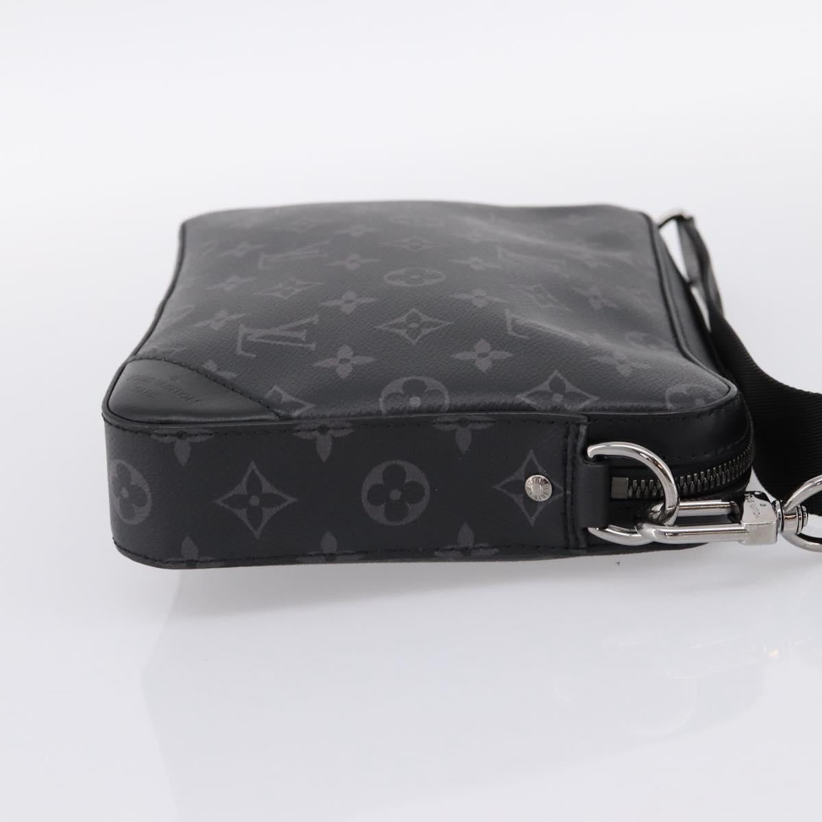 LOUIS VUITTON Monogram Eclipse Trio Messenger Bag M69443 LV Auth 201002M
