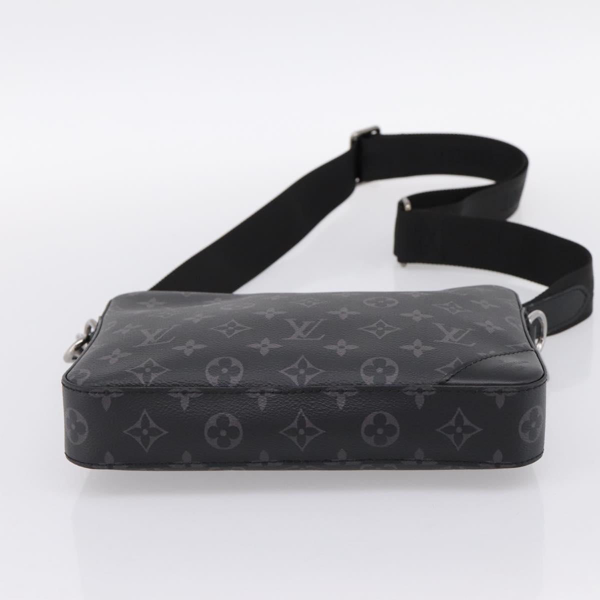 LOUIS VUITTON Monogram Eclipse Trio Messenger Bag M69443 LV Auth 201002M