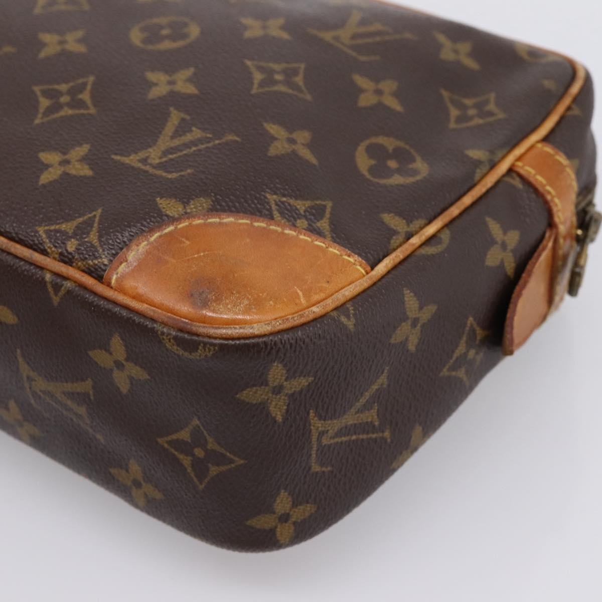LOUIS VUITTON Monogram Compiegne 28 Clutch Bag M51845 LV Auth 201003