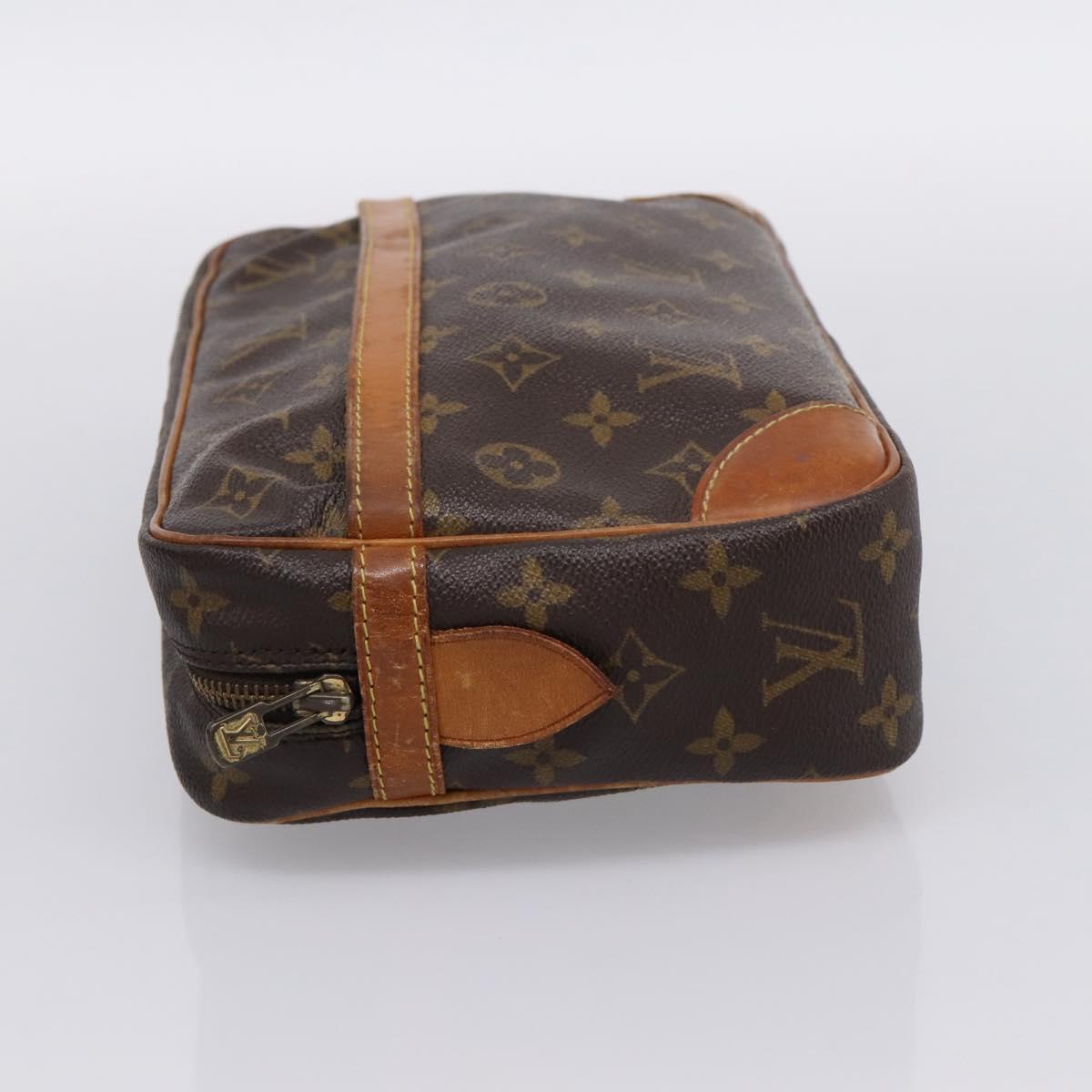 LOUIS VUITTON Monogram Compiegne 28 Clutch Bag M51845 LV Auth 201003