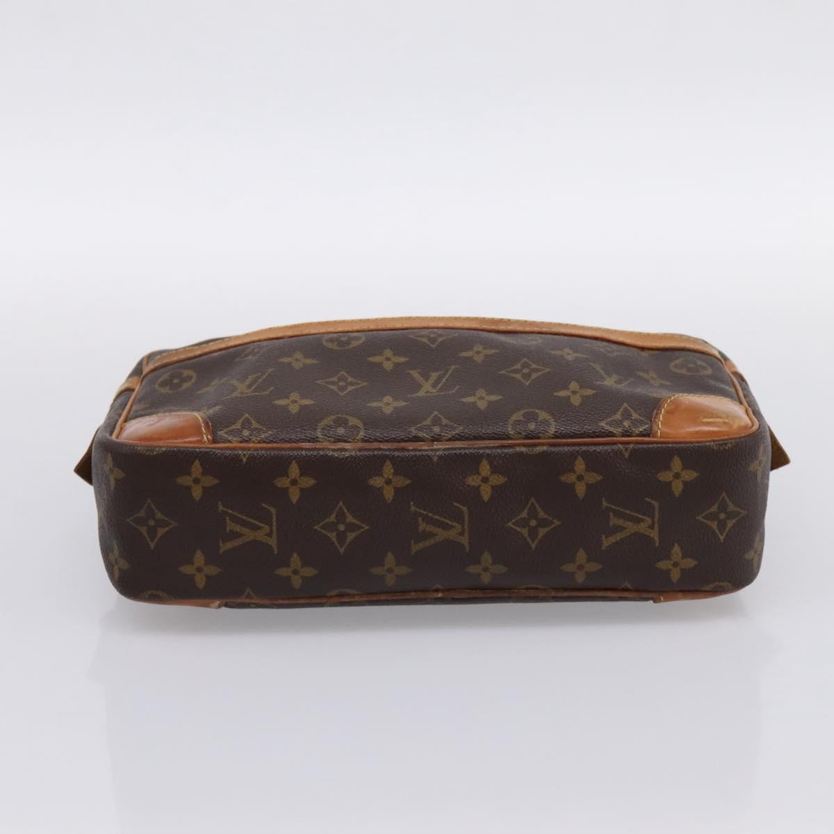 LOUIS VUITTON Monogram Compiegne 28 Clutch Bag M51845 LV Auth 201003