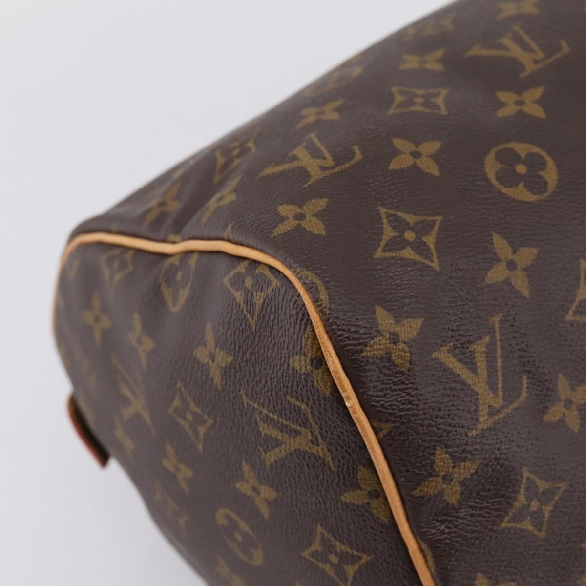 LOUIS VUITTON Monogram Speedy 30 Hand Bag M41526 LV Auth 201005V