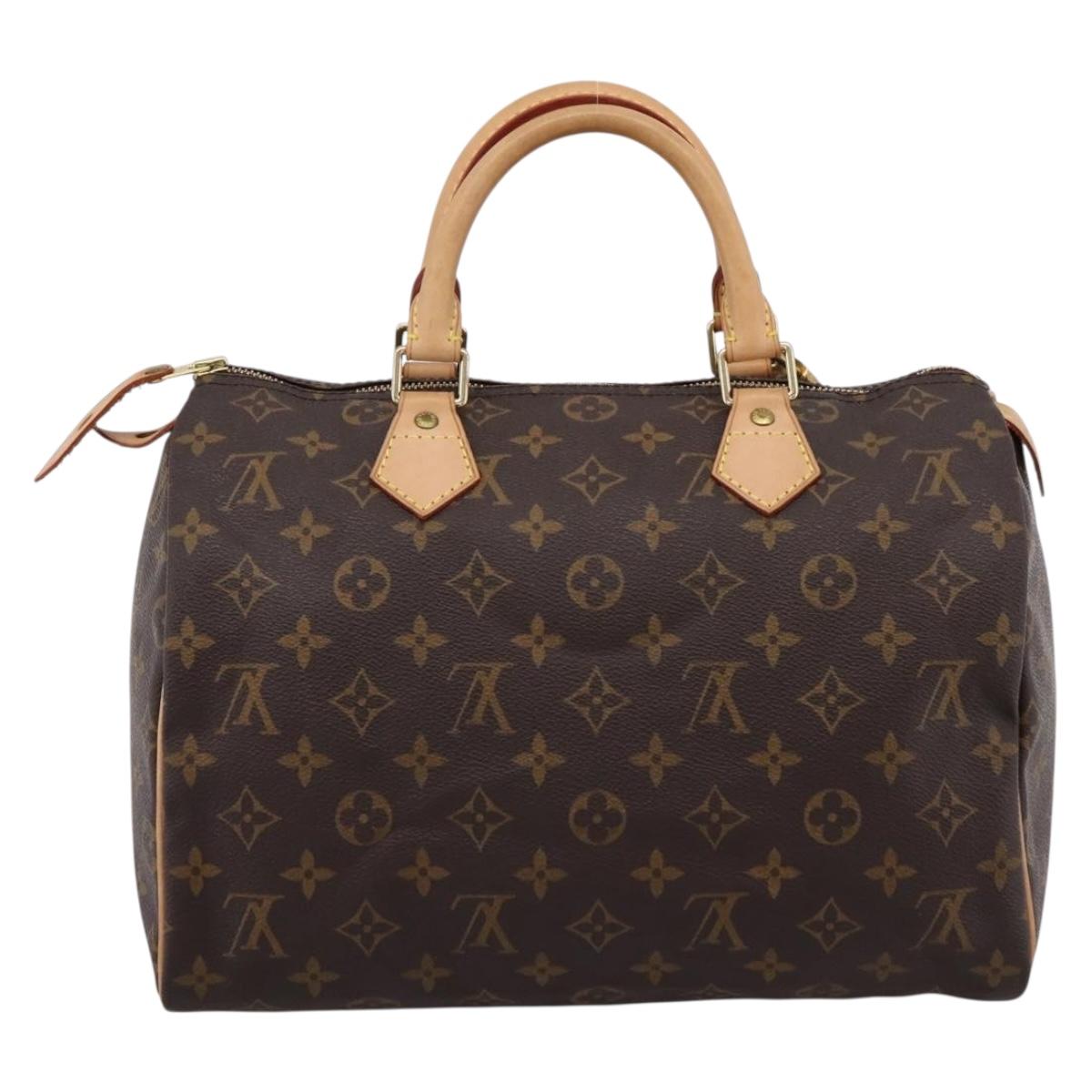 LOUIS VUITTON Monogram Speedy 30 Hand Bag M41526 LV Auth 201005V