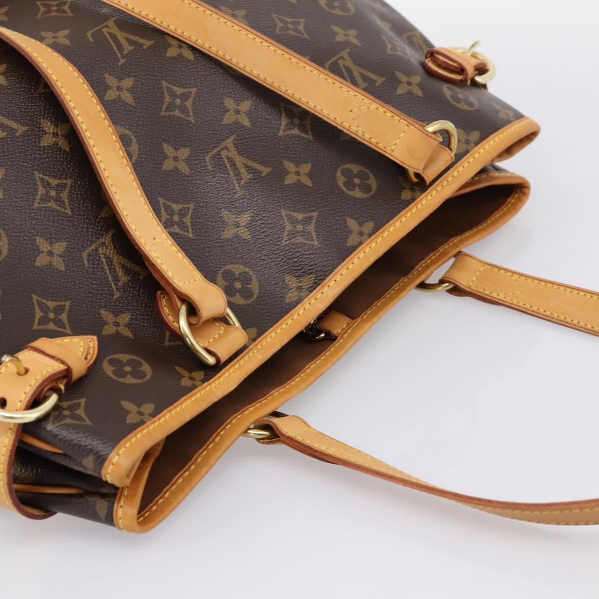 LOUIS VUITTON Monogram Batignolles Horizontal Tote Bag M51154 LV Auth 201006V