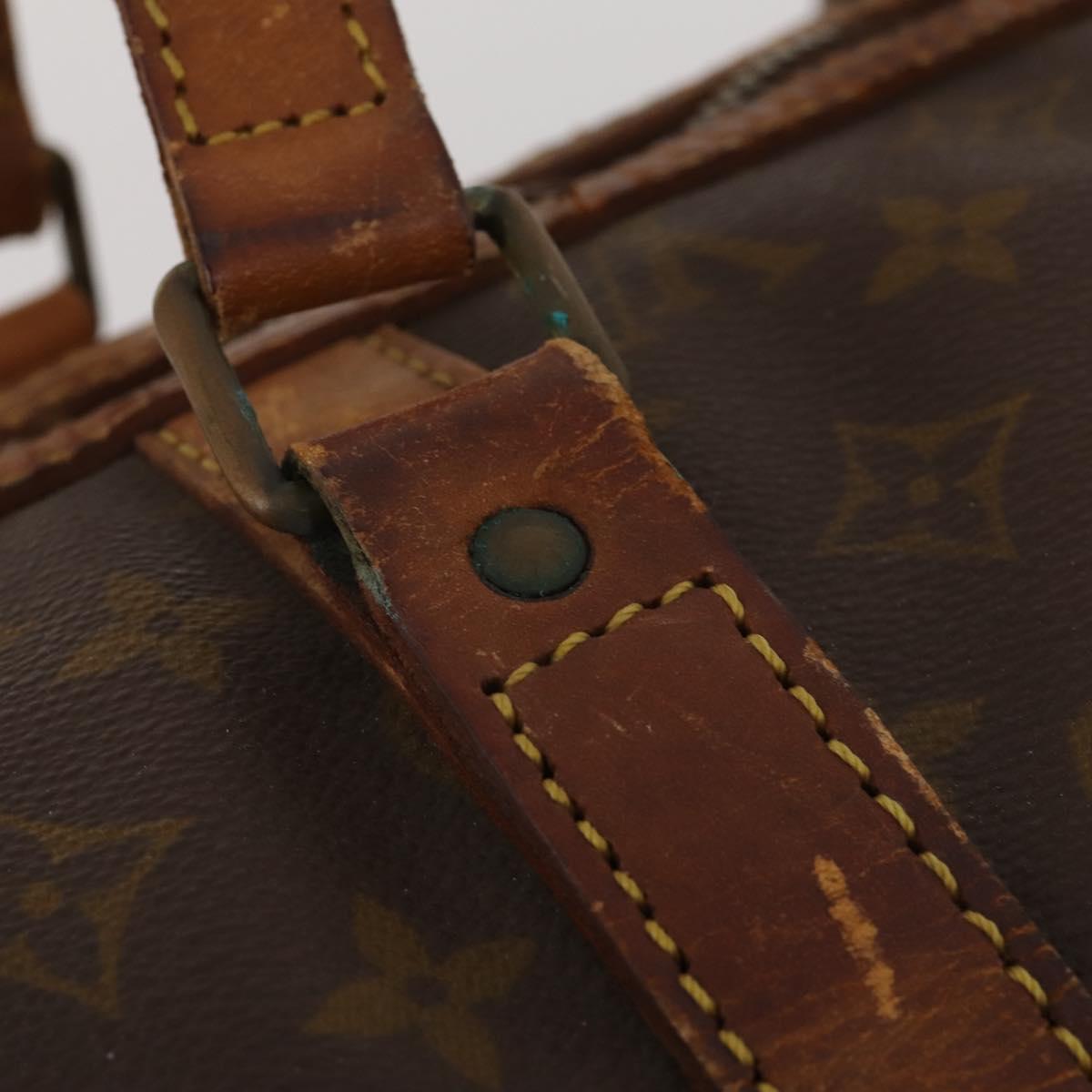 LOUIS VUITTON Monogram Sac Souple 45 Boston Bag M41624 LV Auth 201121