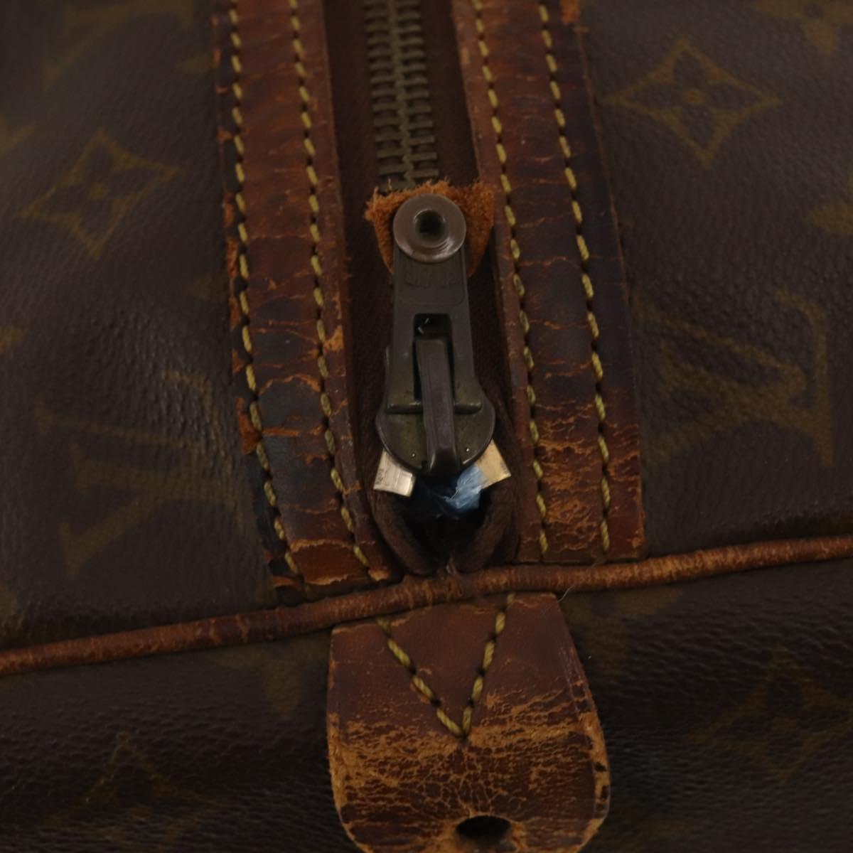 LOUIS VUITTON Monogram Sac Souple 45 Boston Bag M41624 LV Auth 201121