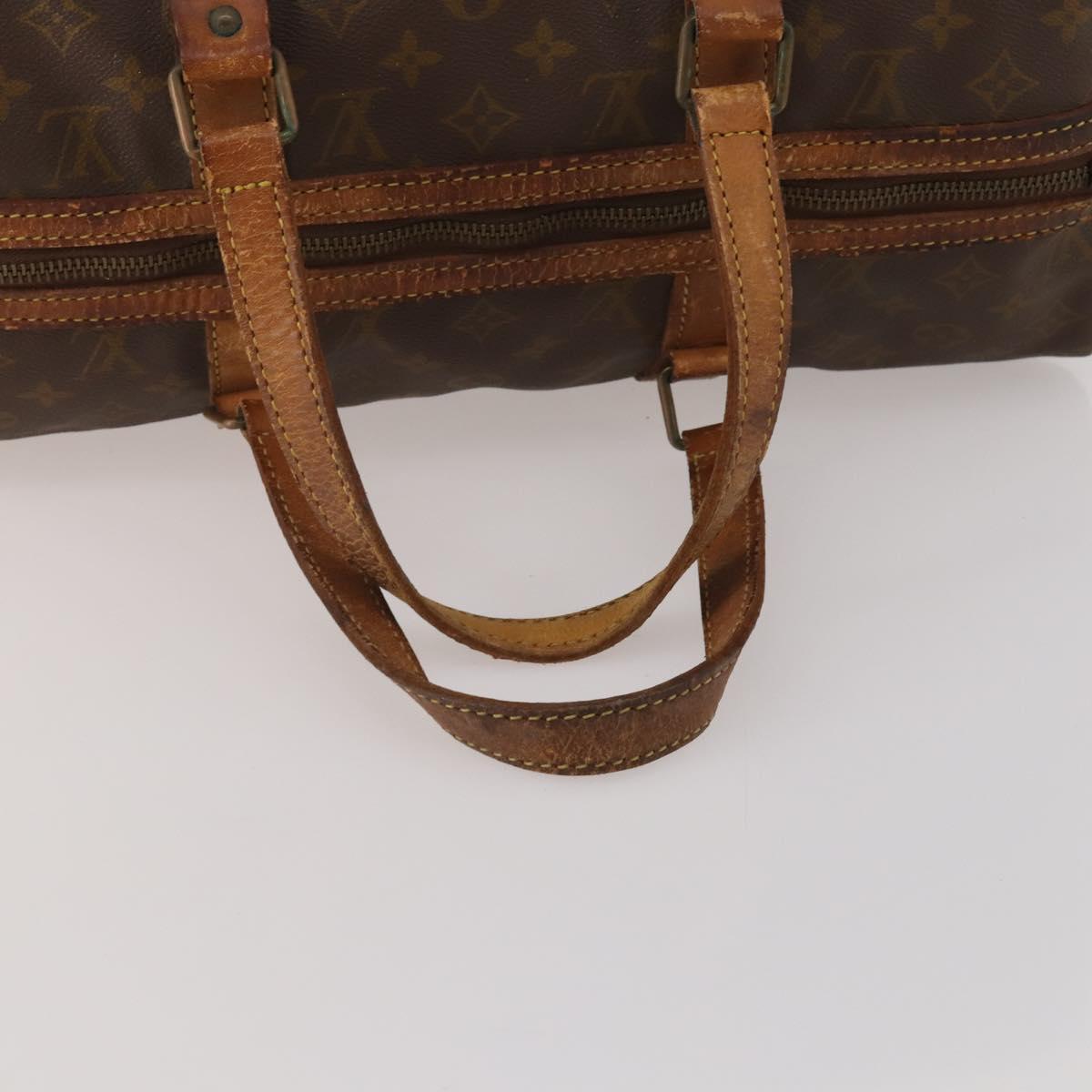 LOUIS VUITTON Monogram Sac Souple 45 Boston Bag M41624 LV Auth 201121