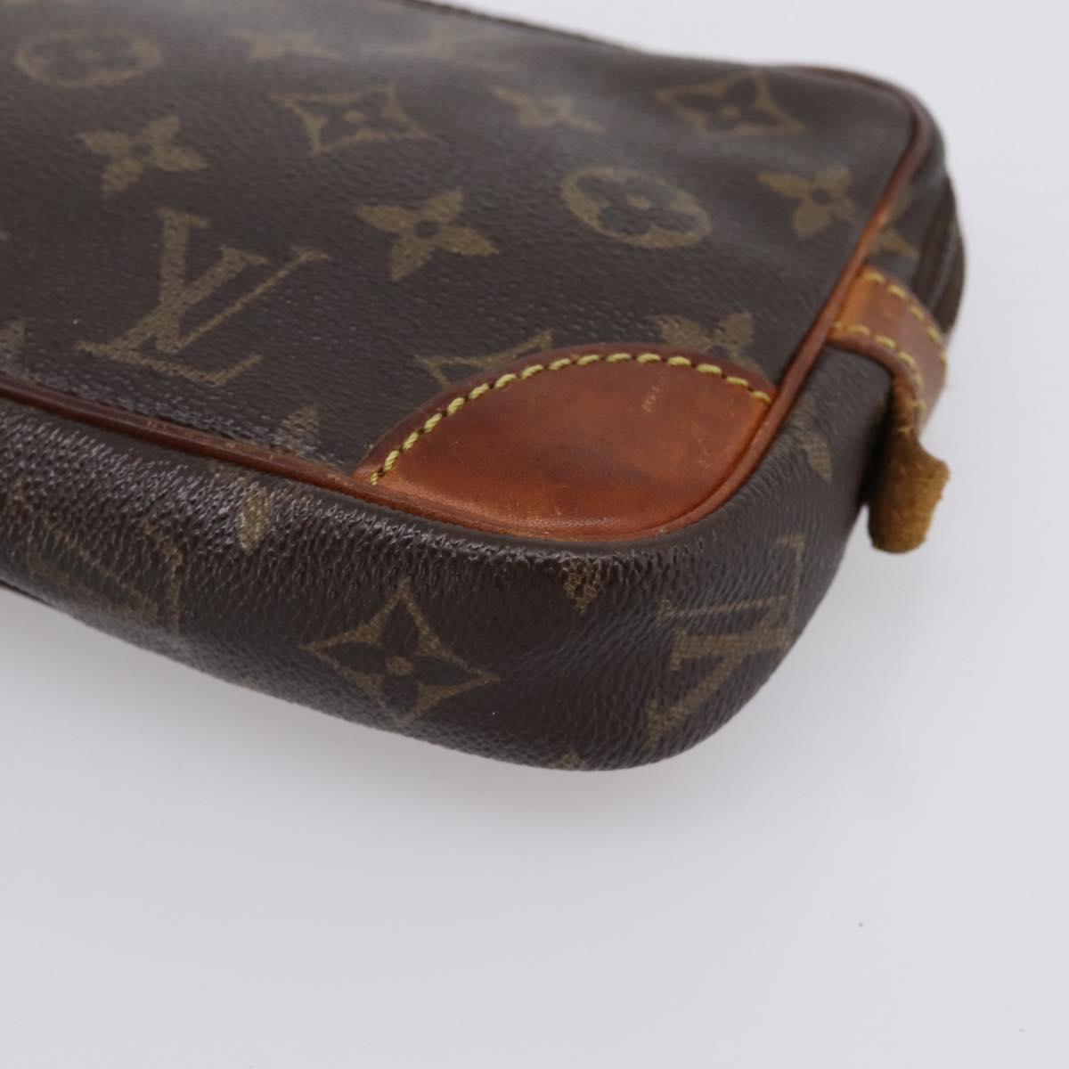 LOUIS VUITTON Monogram Marly Dragonne PM Clutch Bag M51827 LV Auth 201122