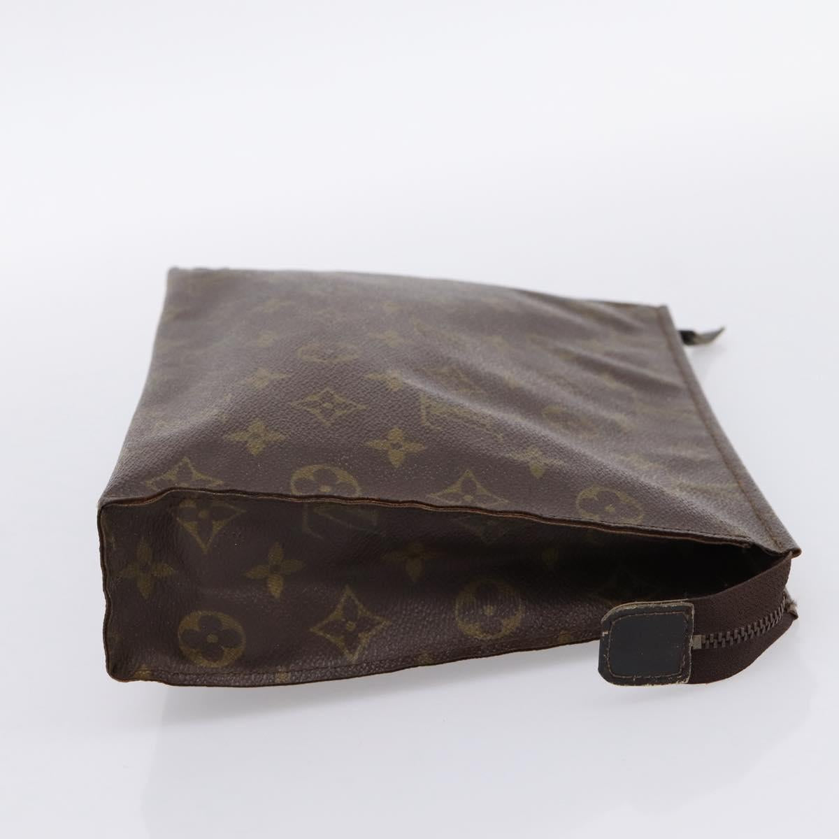 LOUIS VUITTON Monogram Poche Toilette 26 Pouch M47542 LV Auth 201123
