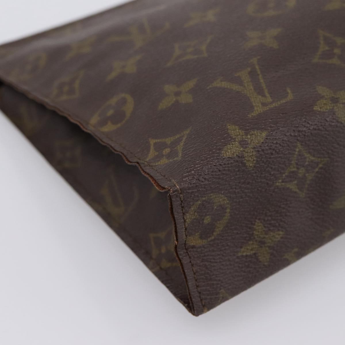 LOUIS VUITTON Monogram Poche Toilette 26 Pouch M47542 LV Auth 201123