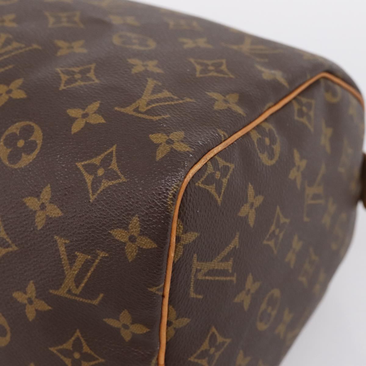 LOUIS VUITTON Monogram Speedy 30 Hand Bag M41526 LV Auth 201127V