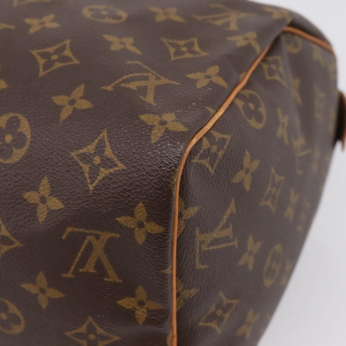 LOUIS VUITTON Monogram Speedy 30 Hand Bag M41526 LV Auth 201127V