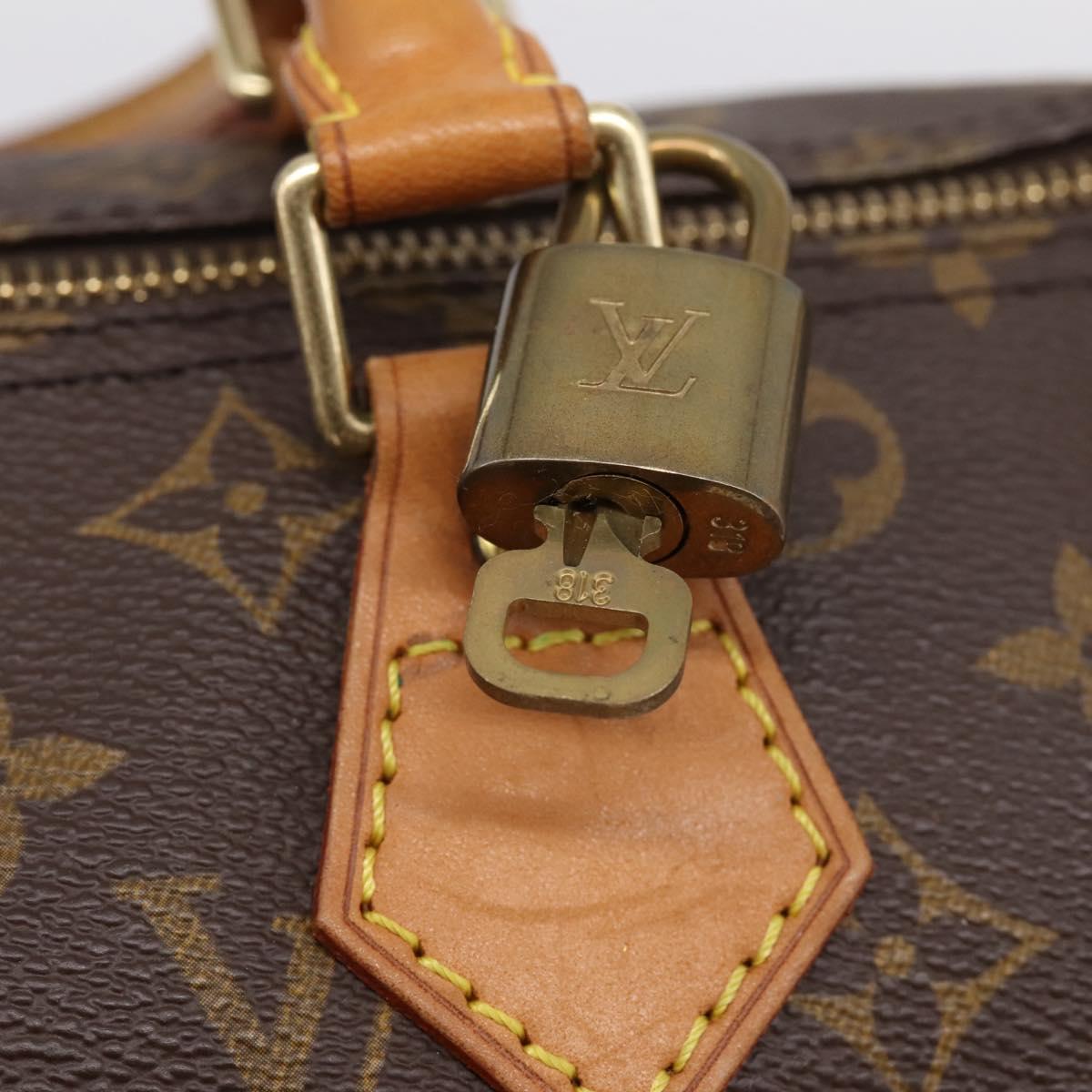LOUIS VUITTON Monogram Speedy 30 Hand Bag M41526 LV Auth 201127V