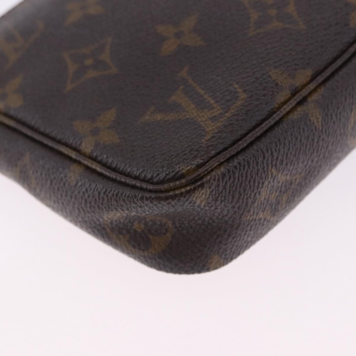 LOUIS VUITTON Monogram Pochette Accessoires Pouch M51980 LV Auth 201130