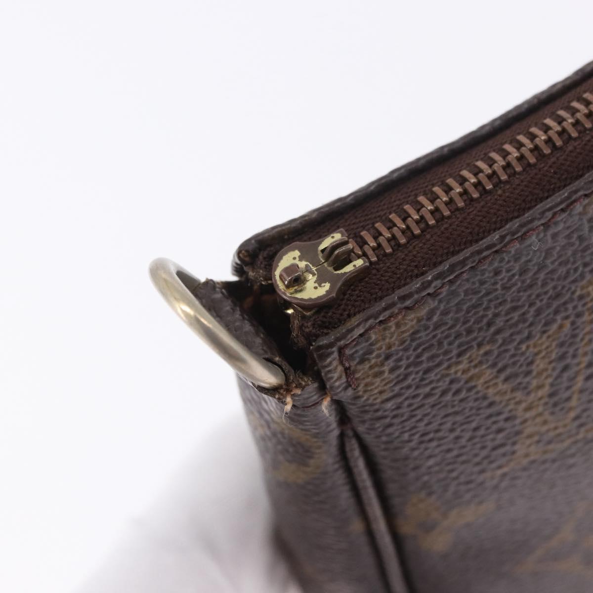 LOUIS VUITTON Monogram Pochette Accessoires Pouch M51980 LV Auth 201130