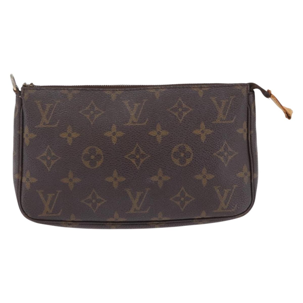 LOUIS VUITTON Monogram Pochette Accessoires Pouch M51980 LV Auth 201130