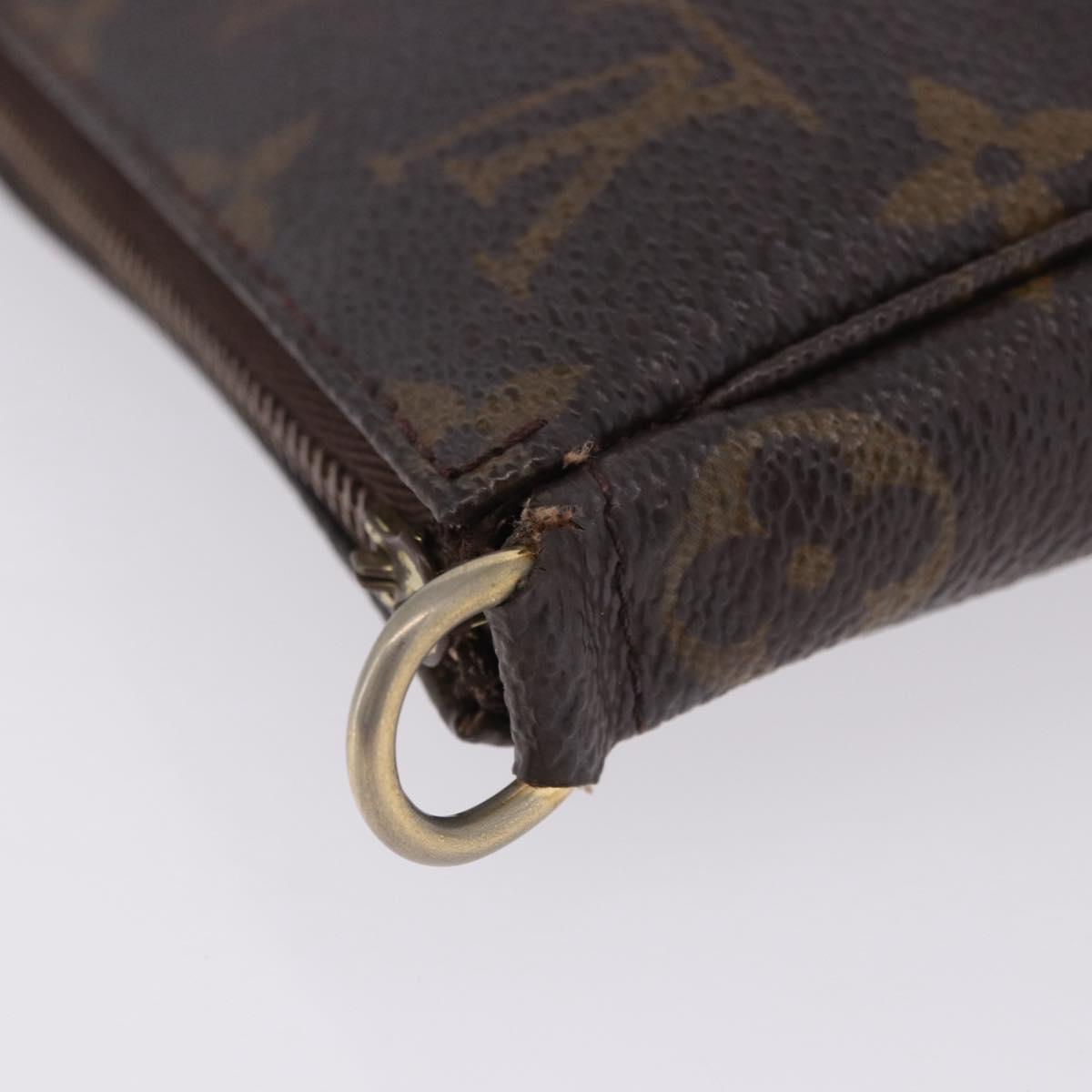 LOUIS VUITTON Monogram Pochette Accessoires Pouch M51980 LV Auth 201130