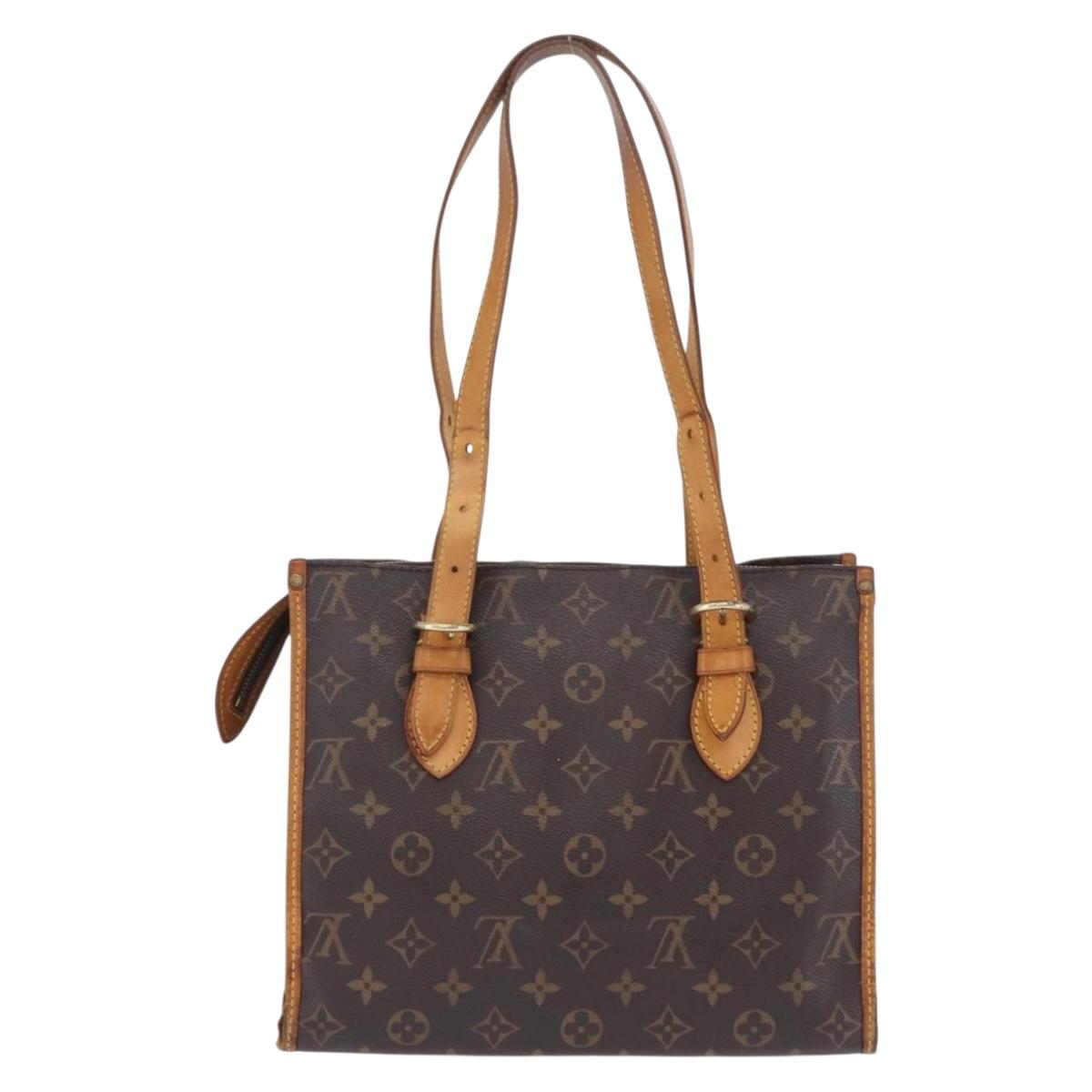 LOUIS VUITTON Monogram Popincourt Haut Tote Bag M40007 LV Auth 201136